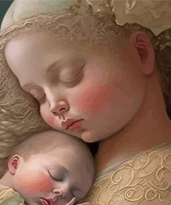 Two Cute Little Angels Diamond Paintings