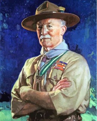 Vintage Baden Powell Diamond Paintings