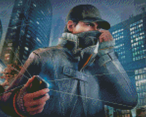 Watch Dogs Game Diamond Paintings