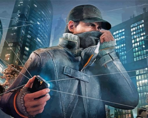 Watch Dogs Game Diamond Paintings