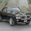 1969 Pontiac Firebird Classic Black Car Diamond Paintings