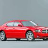 2001 Red Dodge Charger Diamond Paintings