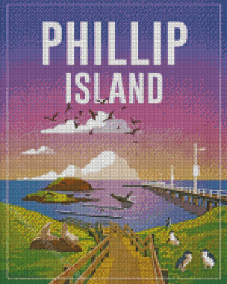 Australia Phillip Island Poster Diamond Paintings