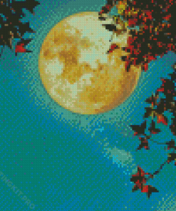 Autumn Moonlight Diamond Paintings