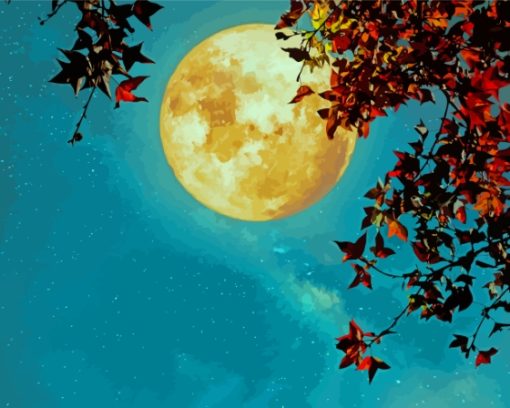 Autumn Moonlight Diamond Paintings