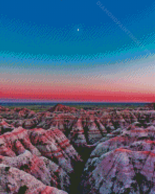 Badlands National Park Sunrise Diamond Paintings