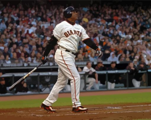 Barry Bonds Baseball Player Diamond Paintings