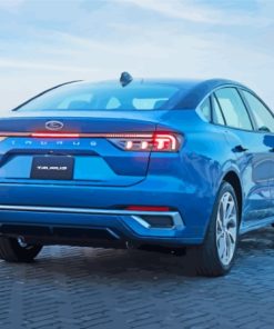 Blue Ford Taurus Car Diamond Paintings