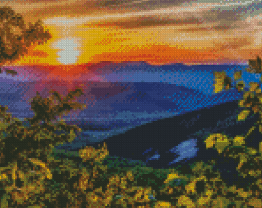 Blue Ridge Mountains Diamond Paintings