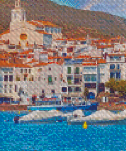 Cadaques Town Spain Diamond Paintings