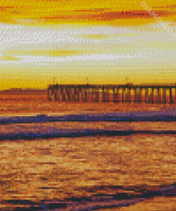 California Ventura Pier At Sunset Diamond Paintings