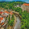 Cesky Krumlov City Diamond Paintings