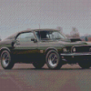 Classic Black 1969 Ford Mustang Fastback Diamond Paintings