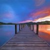 Coniston Water England At Sunset Diamond Paintings