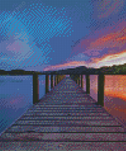 Coniston Water England At Sunset Diamond Paintings