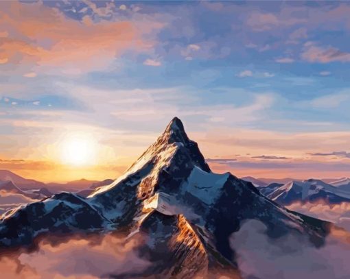 Erebor Lonely Mountain Diamond Paintings