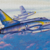 F100 Super Sabre Art Diamond Paintings