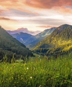 French Alps Landscape Diamond Paintings