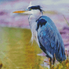 Grey Herron Diamond Paintings