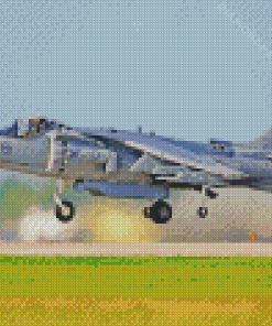 Harrier Jet Plane Diamond Paintings