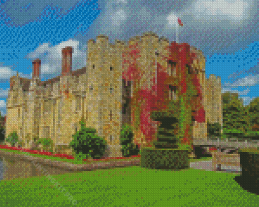 Hever Village Castle Diamond Paintings