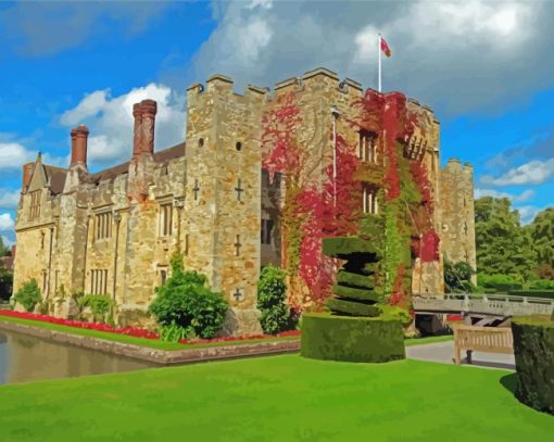 Hever Village Castle Diamond Paintings