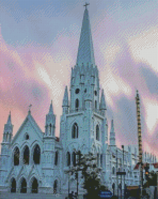 India Chennai Santhome Church Diamond Paintings