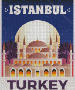 Istanbul Turkey Poster Diamond Paintings
