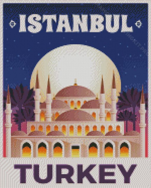 Istanbul Turkey Poster Diamond Paintings