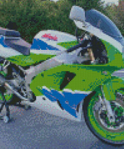 Kawasaki Ninja ZX 7R Engine Diamond Paintings