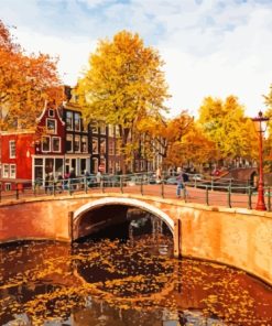 Leiden Netherlands In Autumn Diamond Paintings