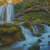 Malham Janets Foss Waterfall Diamond Paintings