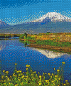Mount Ararat Springtime Diamond Paintings