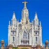 Mount Tibidabo Church Building Diamond Paintings