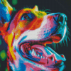 Neon Dog Diamond Paintings