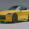 Nissan Z Sport Yellow Car Diamond Paintings