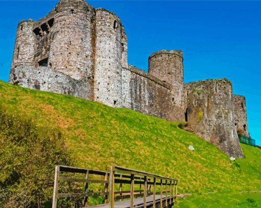 Old Kidwelly Castle Diamond Paintings