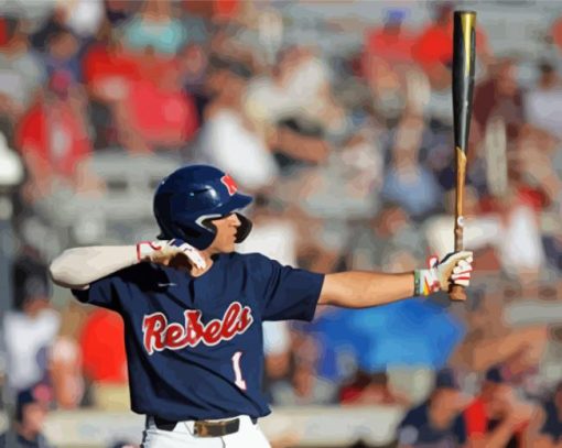 Ole Miss Rebels Player Diamond Paintings