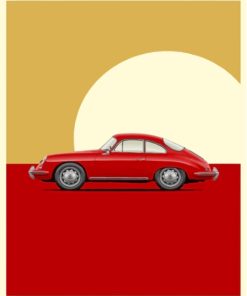 Porsche 356 Poster Diamond Paintings