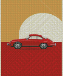 Porsche 356 Poster Diamond Paintings