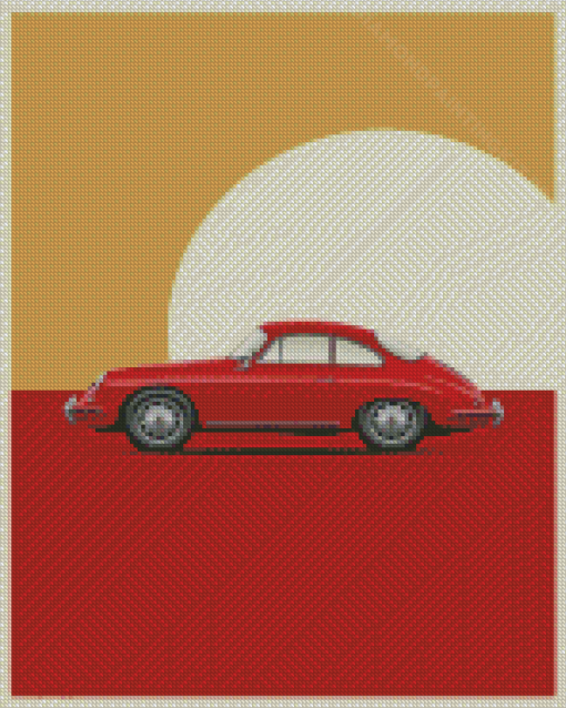 Porsche 356 Poster Diamond Paintings