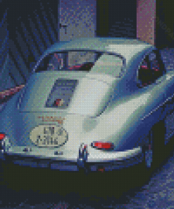 Porsche 356 In Alley Diamond Paintings