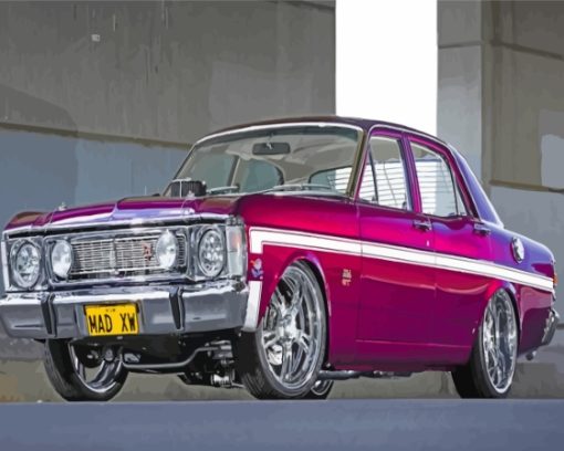 Purple Ford Xw Falcon Diamond Paintings