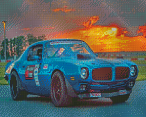 R1970 Firebird Race Car Diamond Paintings