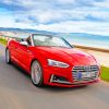 Red Audi S5 Cabriolet Diamond Paintings