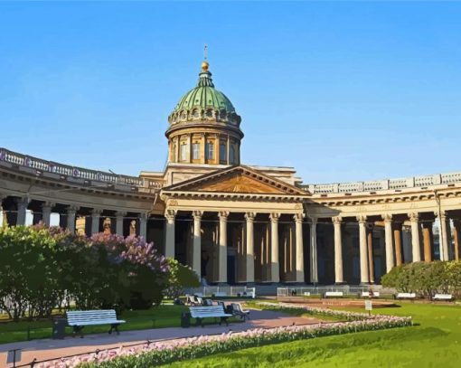 Saint Petersburg Kazan Cathedral Diamond Paintings