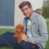 Sergi Roberto With His Puppy Diamond Paintings