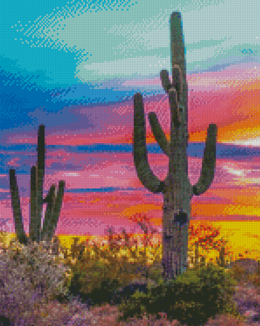 Sunset Arizona Diamond Paintings