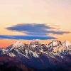 Sunset On Himalayas Diamond Paintings