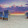 Sylt Beach Chairs Diamond Paintings